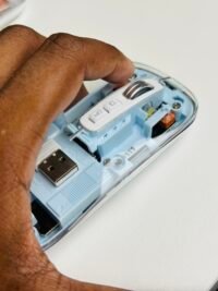 GearUP WM30 Transparent Crystal 2.4G+Wireless Mouse- Blue Color - Image 3