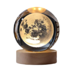 3D Single Color LED Crystal Ball