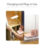 YAGE YG-T031C Rechargeable Desk Lamp With Pen & Phone Holder - Image 3