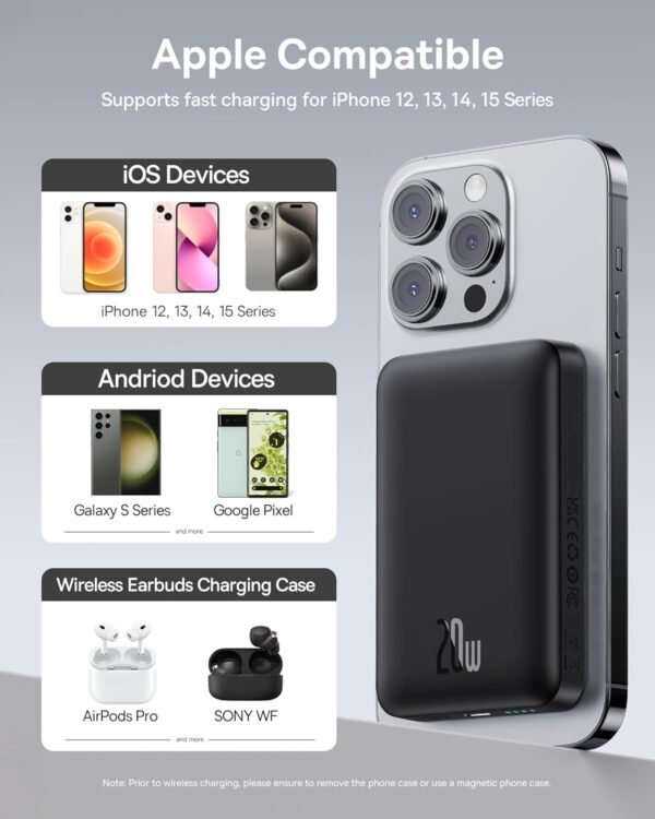 Baseus 20W Magnetic Wireless 10000mAh Power Bank - Image 6